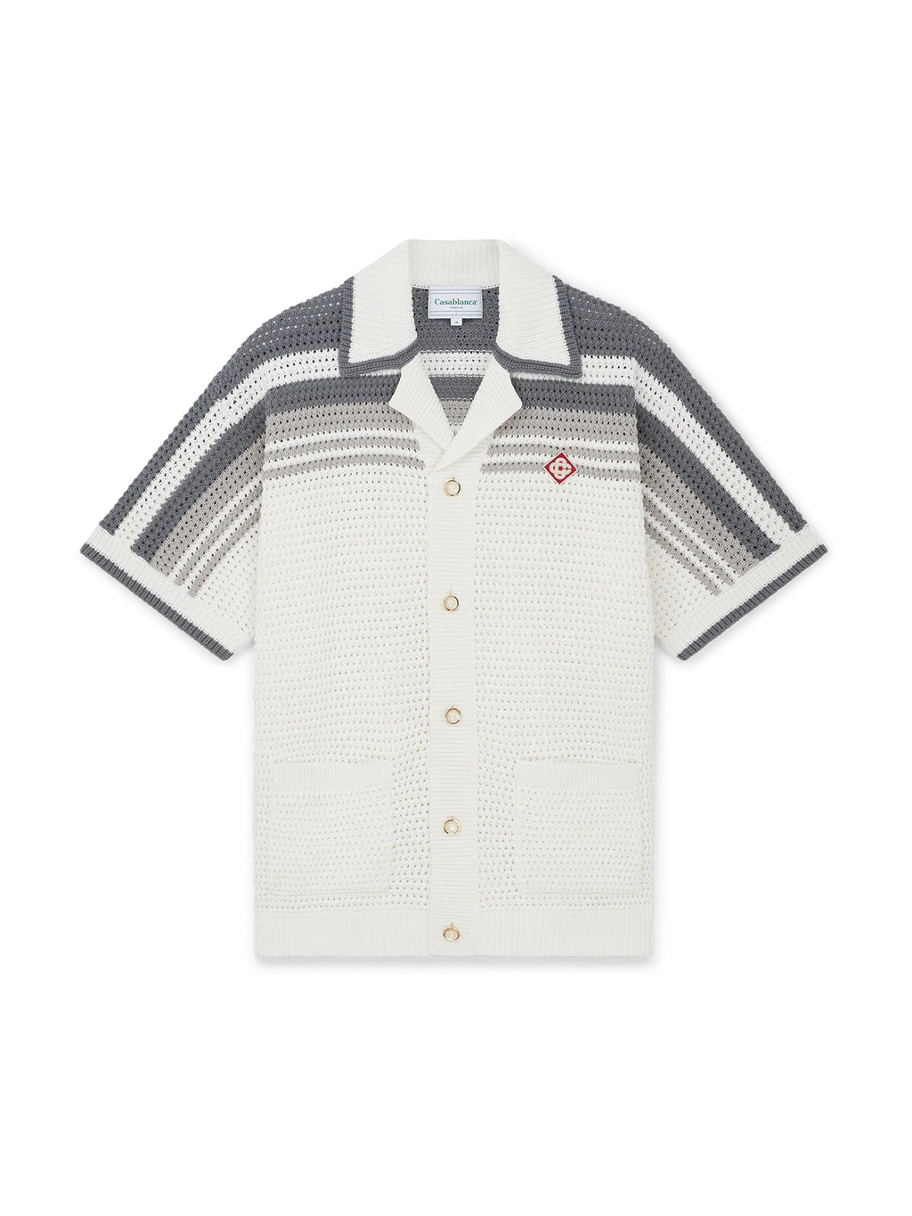 CASABLANCA TENNIS CROCHET SHIRT
