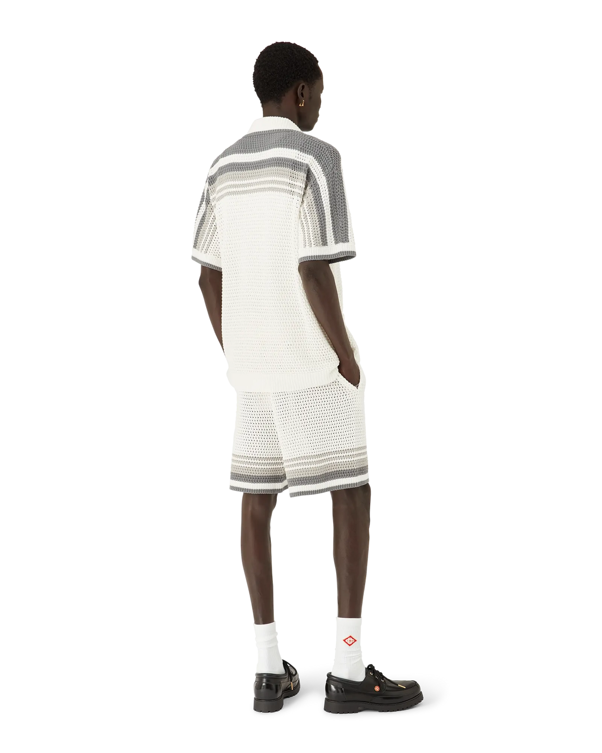 CASABLANCA TENNIS CROCHET SHIRT — vista 3