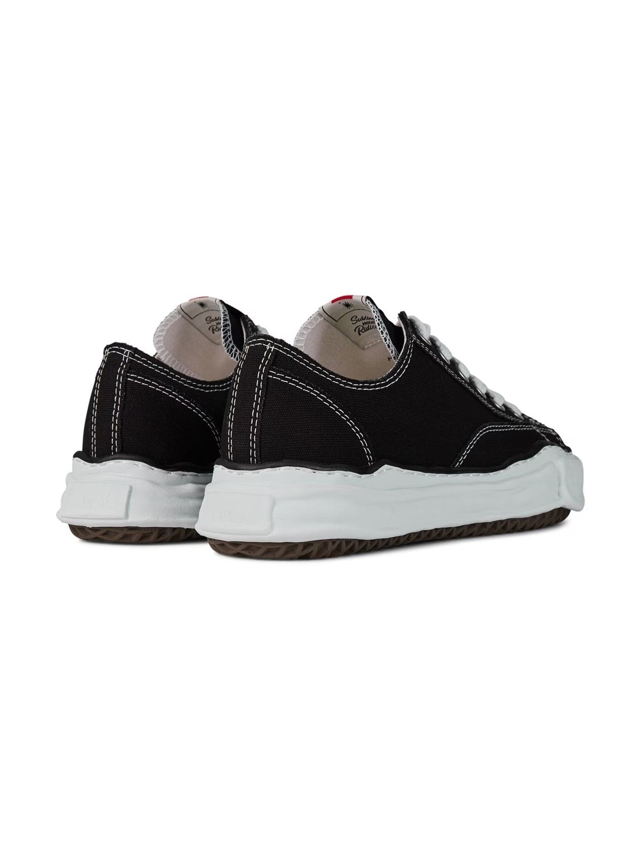 MIHARA YASUHIRO PETERSON BLACK ORIGINAL SOLE CANVAS LOW