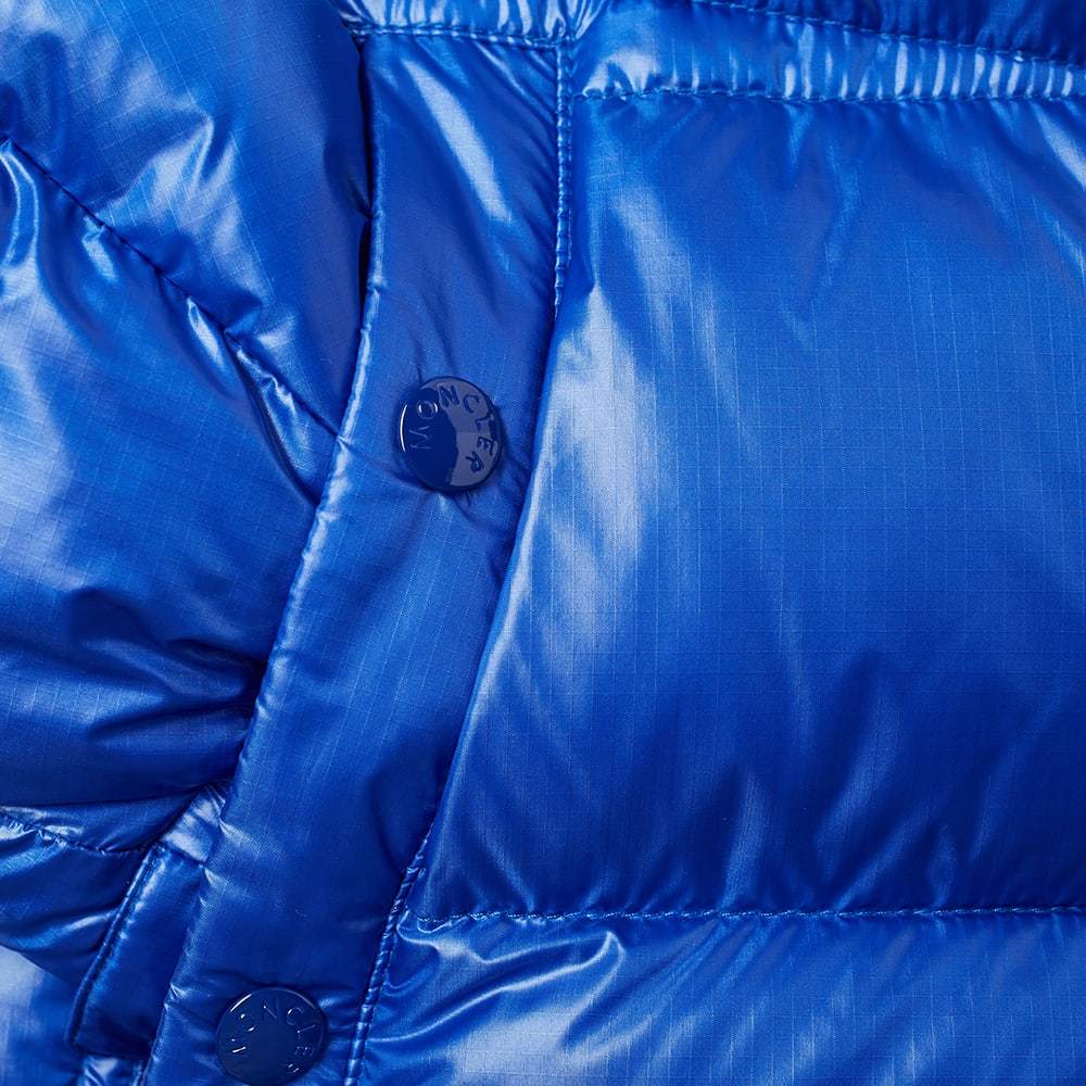 MONCLER BADENNE RIPSTOP HOODED DOWN JACKET BLUE
