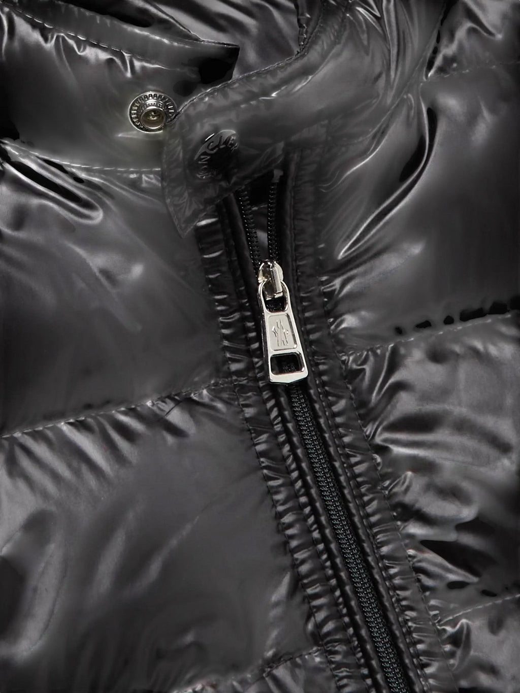 MONCLER GUI LOGO-APPLIQUÉD QUILTED SHELL DOWN GILET