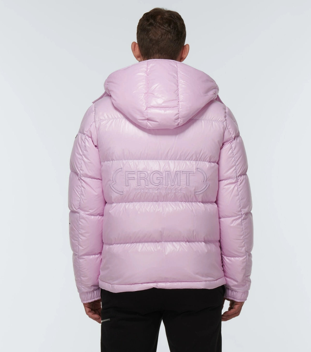 MONCLER HIROSHI FUJIWARA X FRAGMENT RICKEY SHORT DOWN JACKET LILAC
