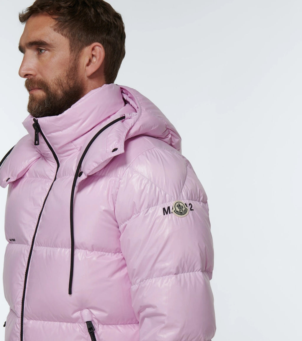 MONCLER HIROSHI FUJIWARA X FRAGMENT RICKEY SHORT DOWN JACKET LILAC