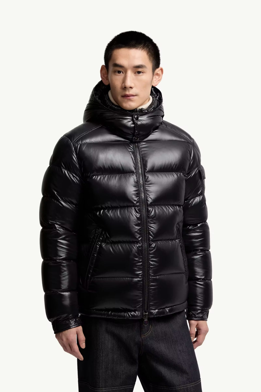 MONCLER MAYA DOWN JACKET BLACK