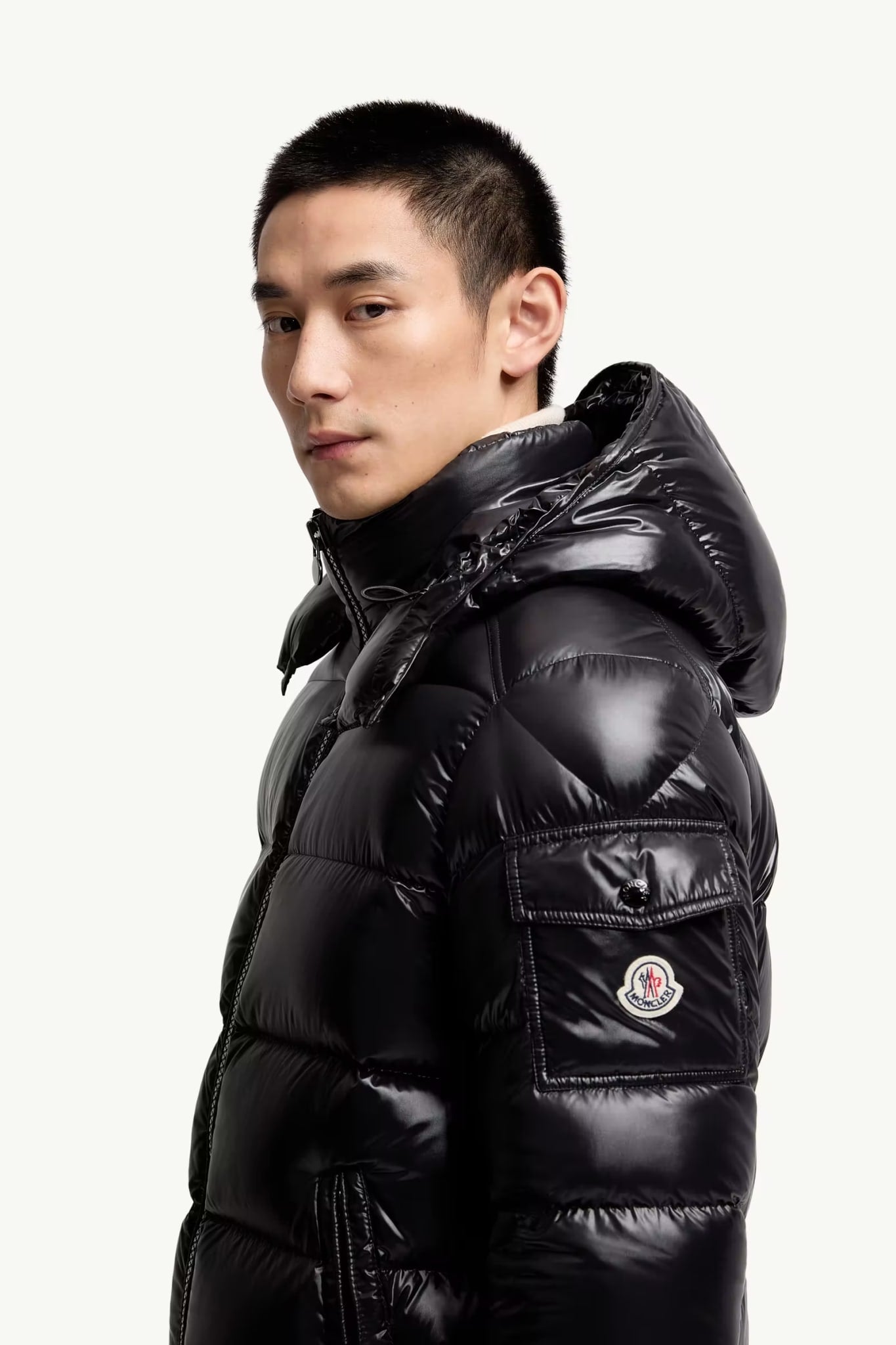 MONCLER MAYA DOWN JACKET BLACK