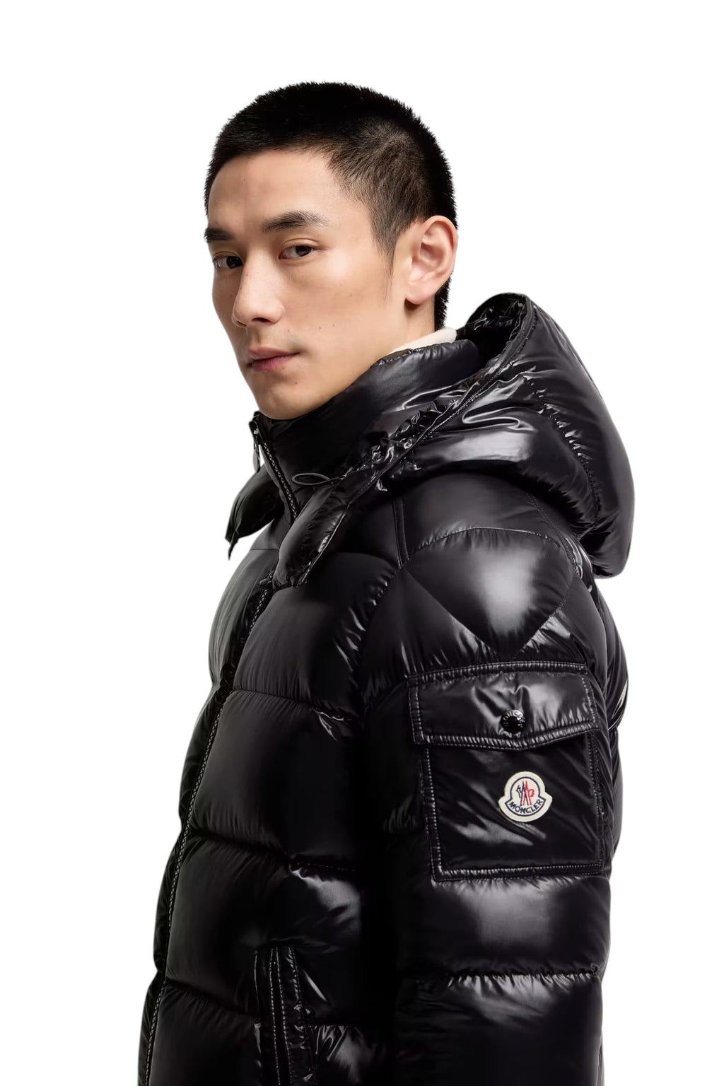 MONCLER MAYA DOWN JACKET BLACK
