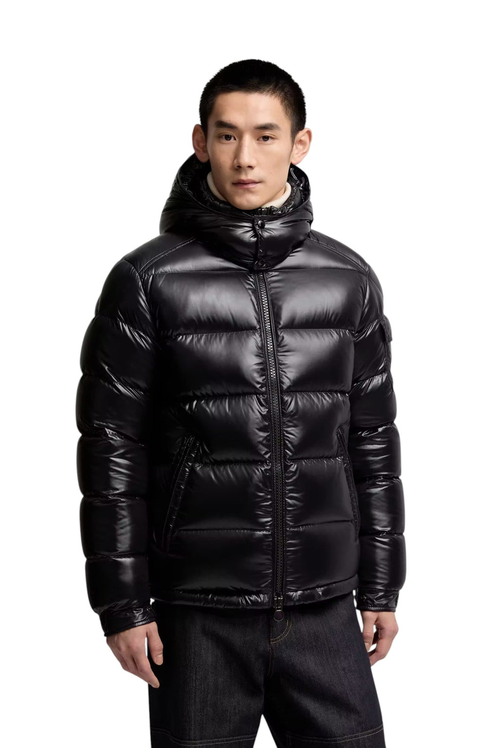 MONCLER MAYA DOWN JACKET BLACK
