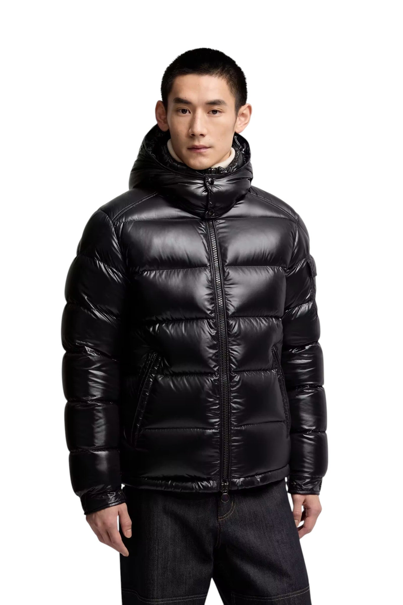 MONCLER MAYA DOWN JACKET BLACK
