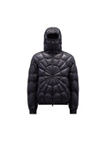 MONCLER VIOLIER SPIDER-MAN SHORT DOWN JACKET BLACK