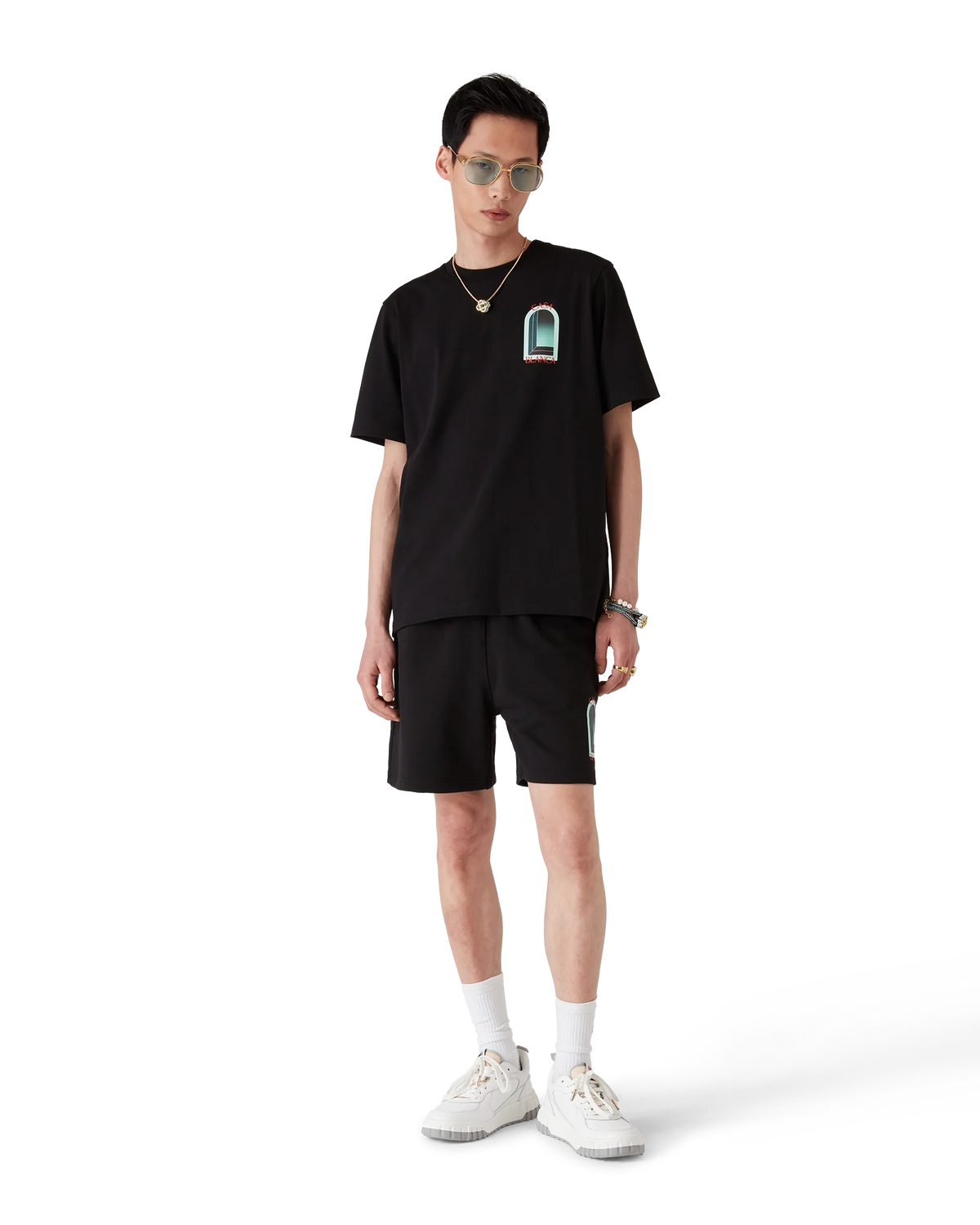 CASABLANCA L'ARCHE SHORT SLEEVE T-SHIRT — vista 2