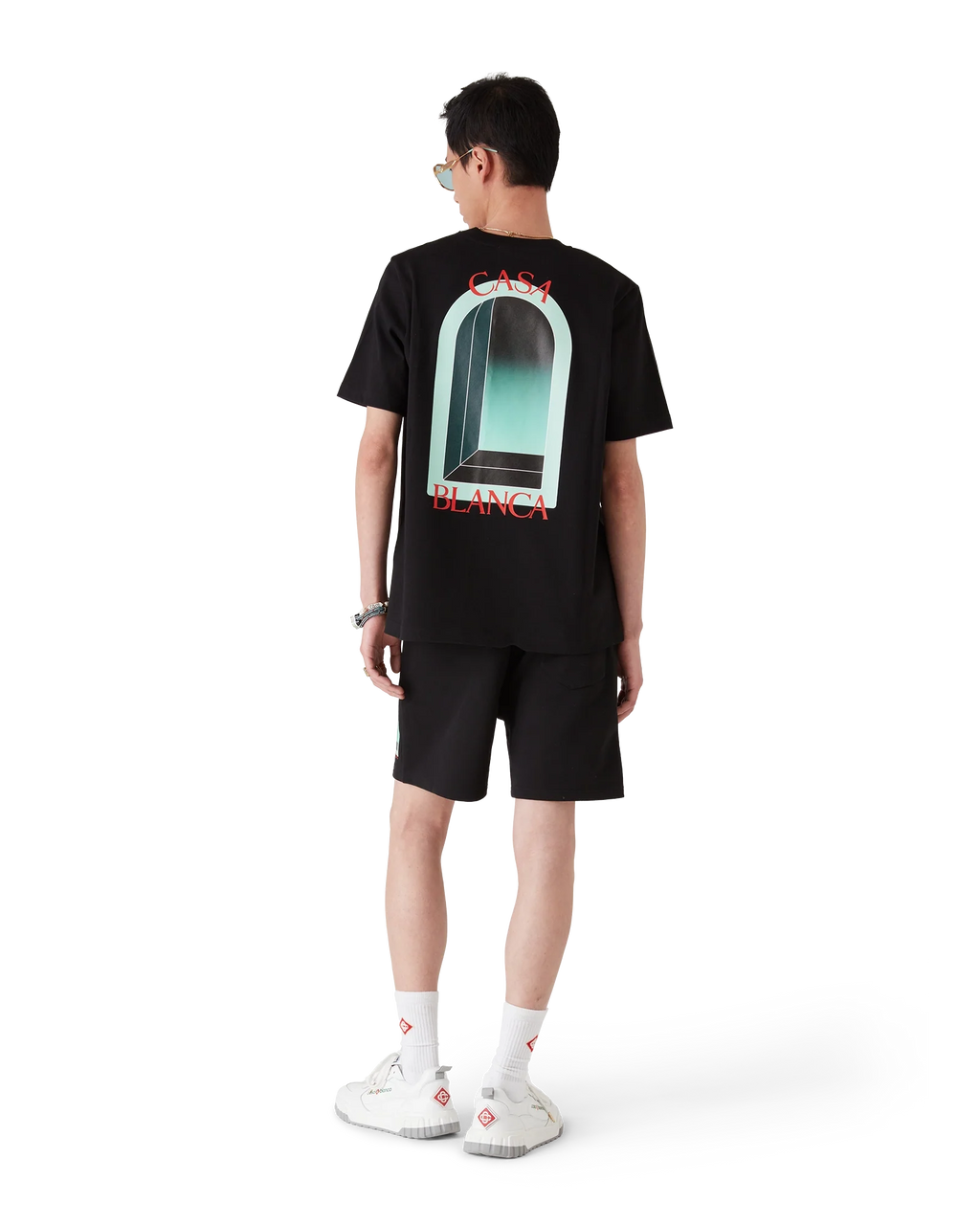 CASABLANCA L'ARCHE SHORT SLEEVE T-SHIRT — vista 3