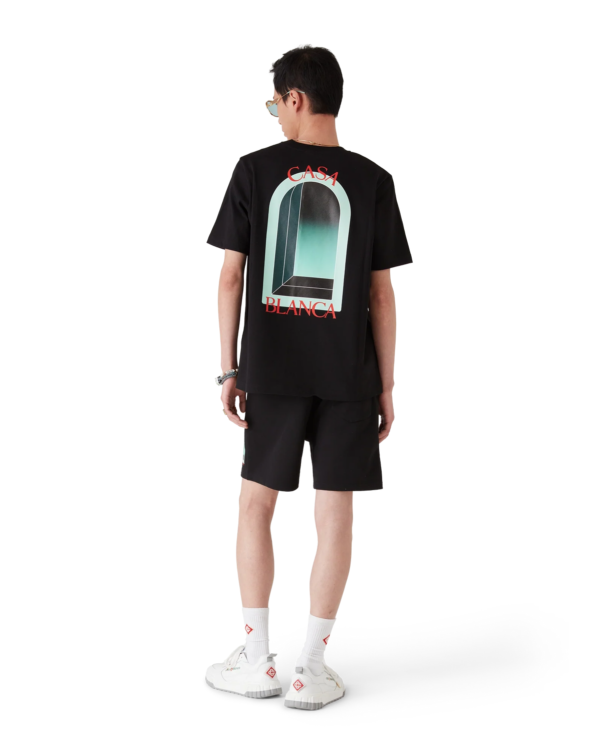 CASABLANCA L'ARCHE SHORT SLEEVE T-SHIRT — vista 3