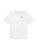 CASABLANCA WHITE DIAMOND LOGO SHORT SLEEVE T-SHIRT