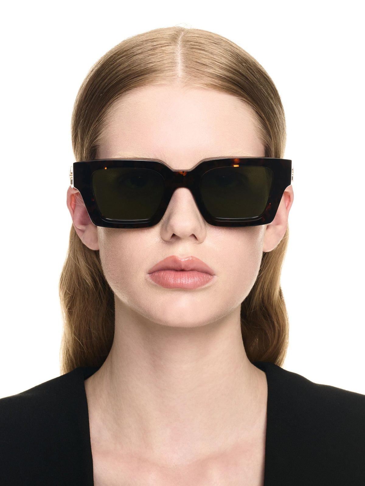OFF-WHITE VIRGIL SUNGLASSES BROWN — vista 2