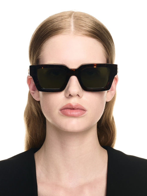 OFF-WHITE VIRGIL SUNGLASSES BROWN — vista 2
