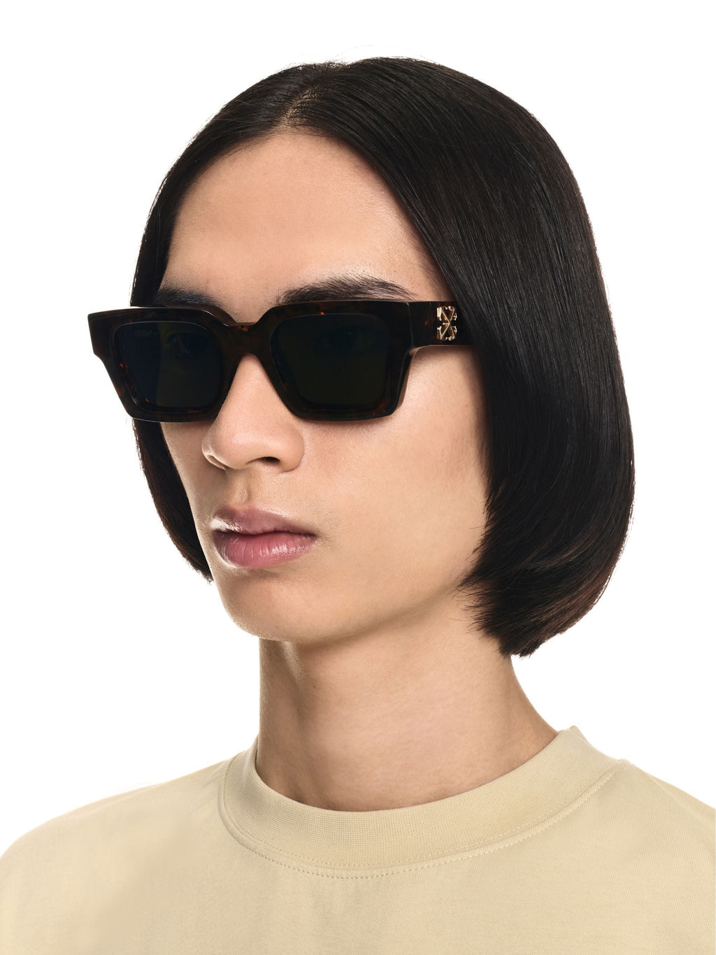 OFF-WHITE VIRGIL SUNGLASSES BROWN — vista 5