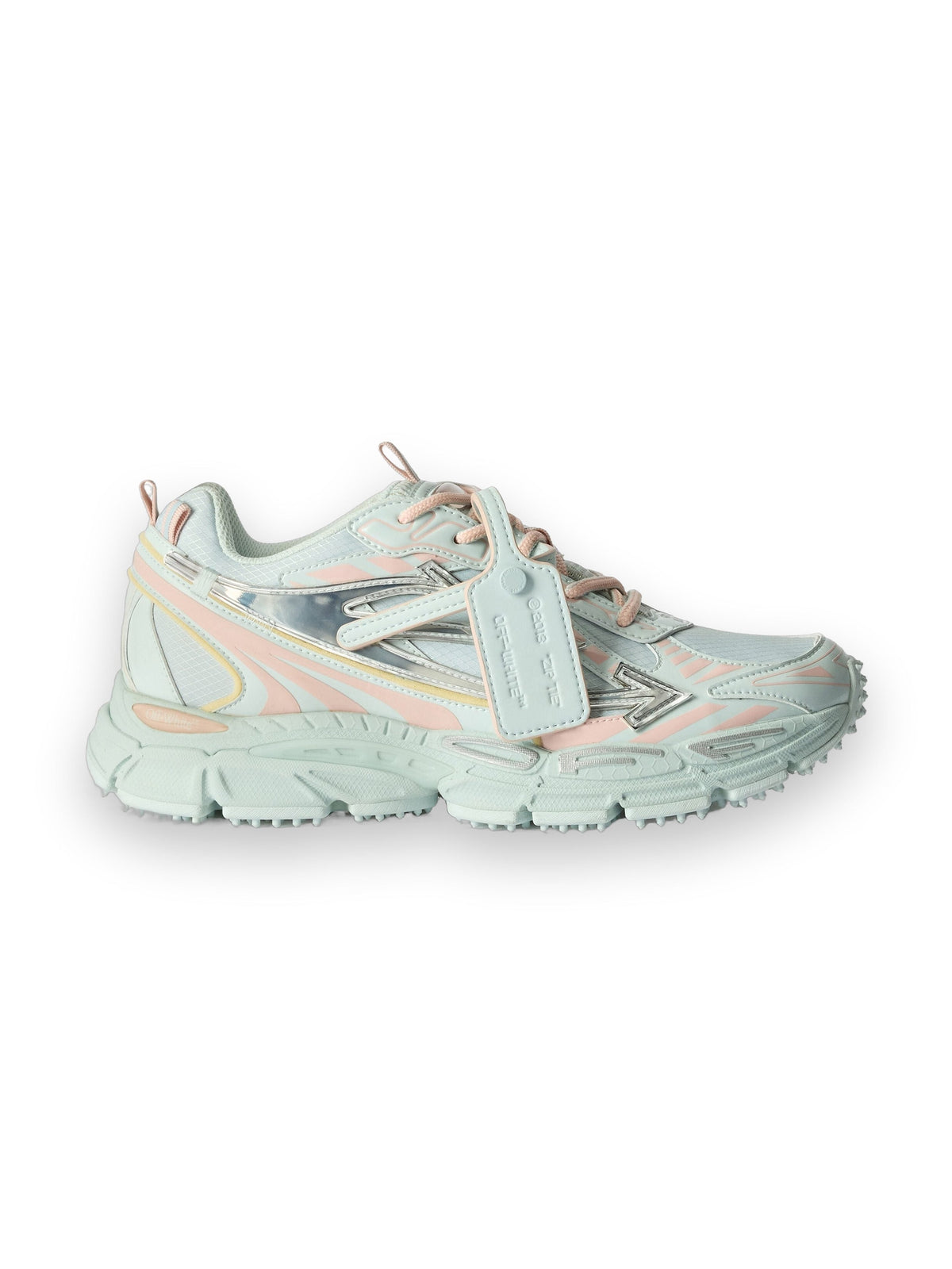 OFF-WHITE BE RIGHT BACK SNEAKERS LIGHT GREY/SILVER