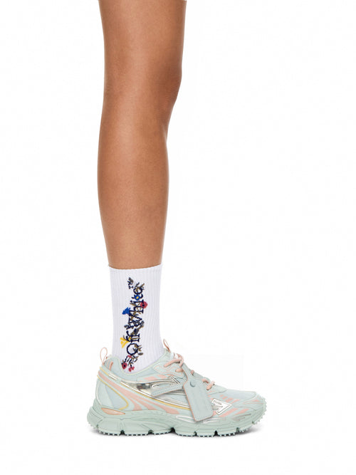 OFF-WHITE BE RIGHT BACK SNEAKERS LIGHT GREY/SILVER — vista 2
