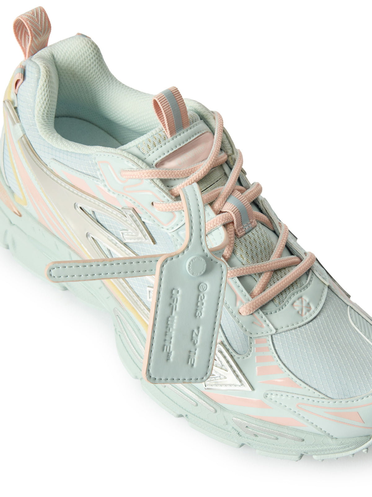OFF-WHITE BE RIGHT BACK SNEAKERS LIGHT GREY/SILVER — vista 6