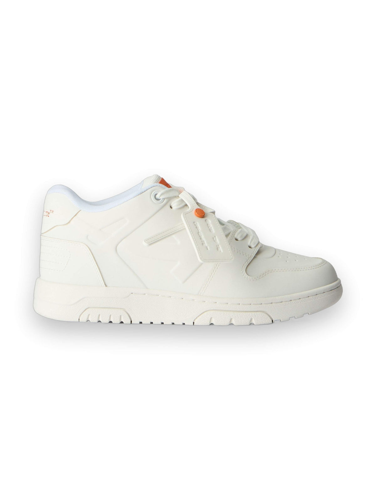 OFF-WHITE OUT OF OFFICE MOLDED SNEAKERS WHITE/ORANGE