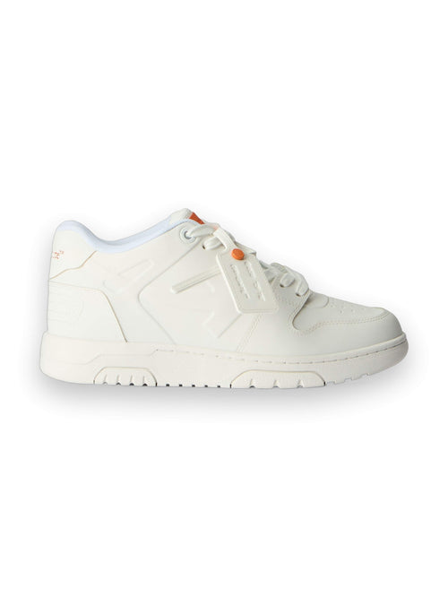 OFF-WHITE OUT OF OFFICE MOLDED SNEAKERS WHITE/ORANGE