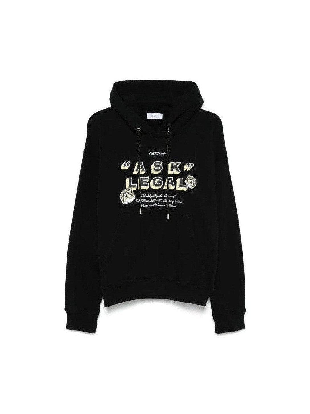 OFF-WHITE ARROW ASK LEGAL SKATE HOODIE OFF-WHITE The Hype Company