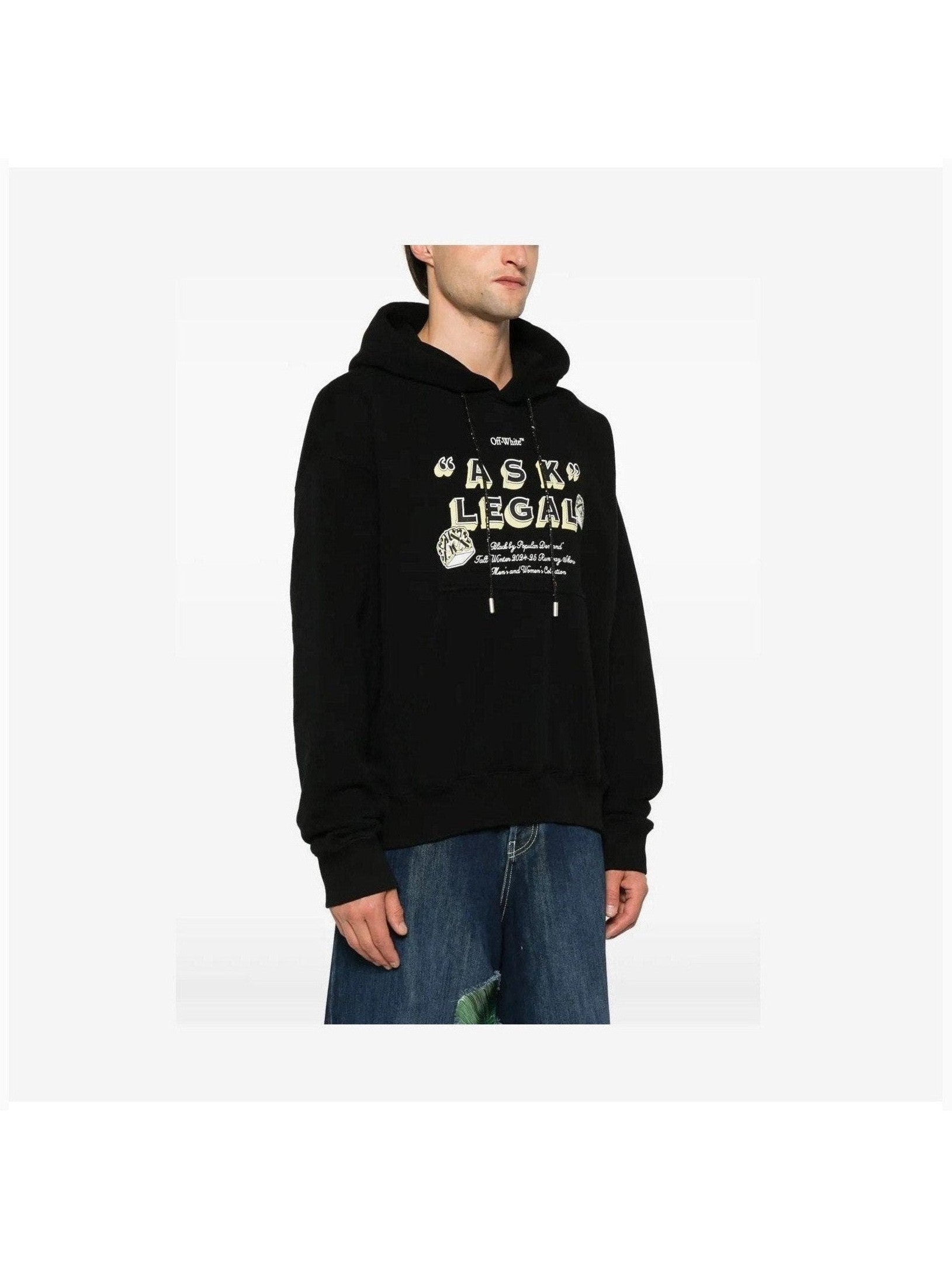 OFF-WHITE ARROW ASK LEGAL SKATE HOODIE OFF-WHITE The Hype Company