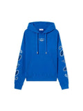 OFF WHITE BANDANA ARR SKATE HOODIE IN NAUTICAL BLUE WHITE OFF-WHITE The Hype Company