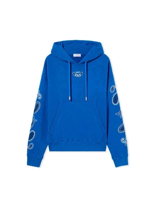 OFF WHITE BANDANA ARR SKATE HOODIE IN NAUTICAL BLUE WHITE OFF-WHITE The Hype Company