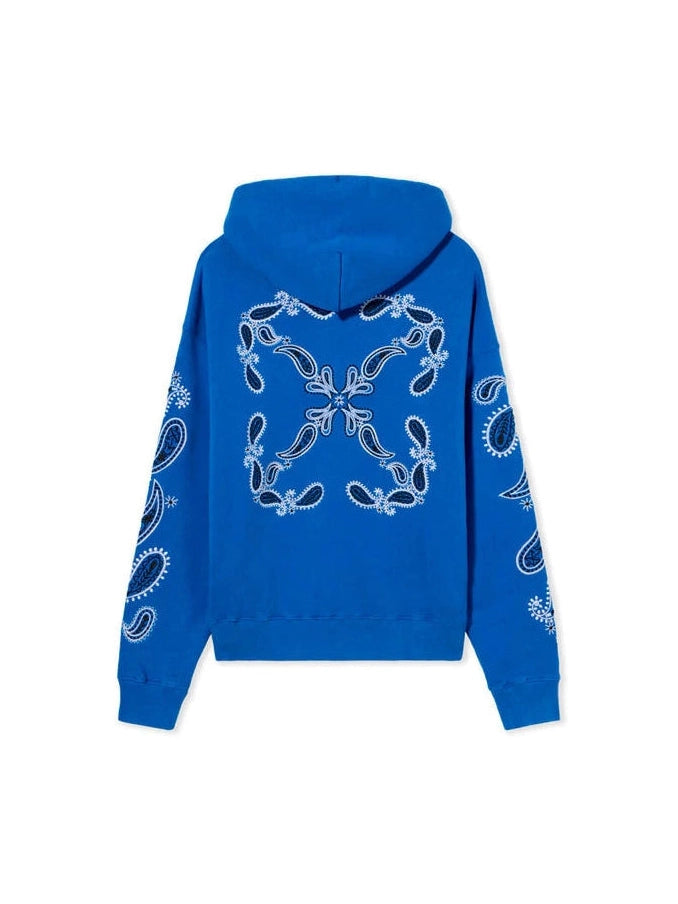OFF WHITE BANDANA ARR SKATE HOODIE IN NAUTICAL BLUE WHITE OFF-WHITE The Hype Company