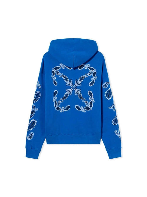 OFF WHITE BANDANA ARR SKATE HOODIE IN NAUTICAL BLUE WHITE OFF-WHITE The Hype Company