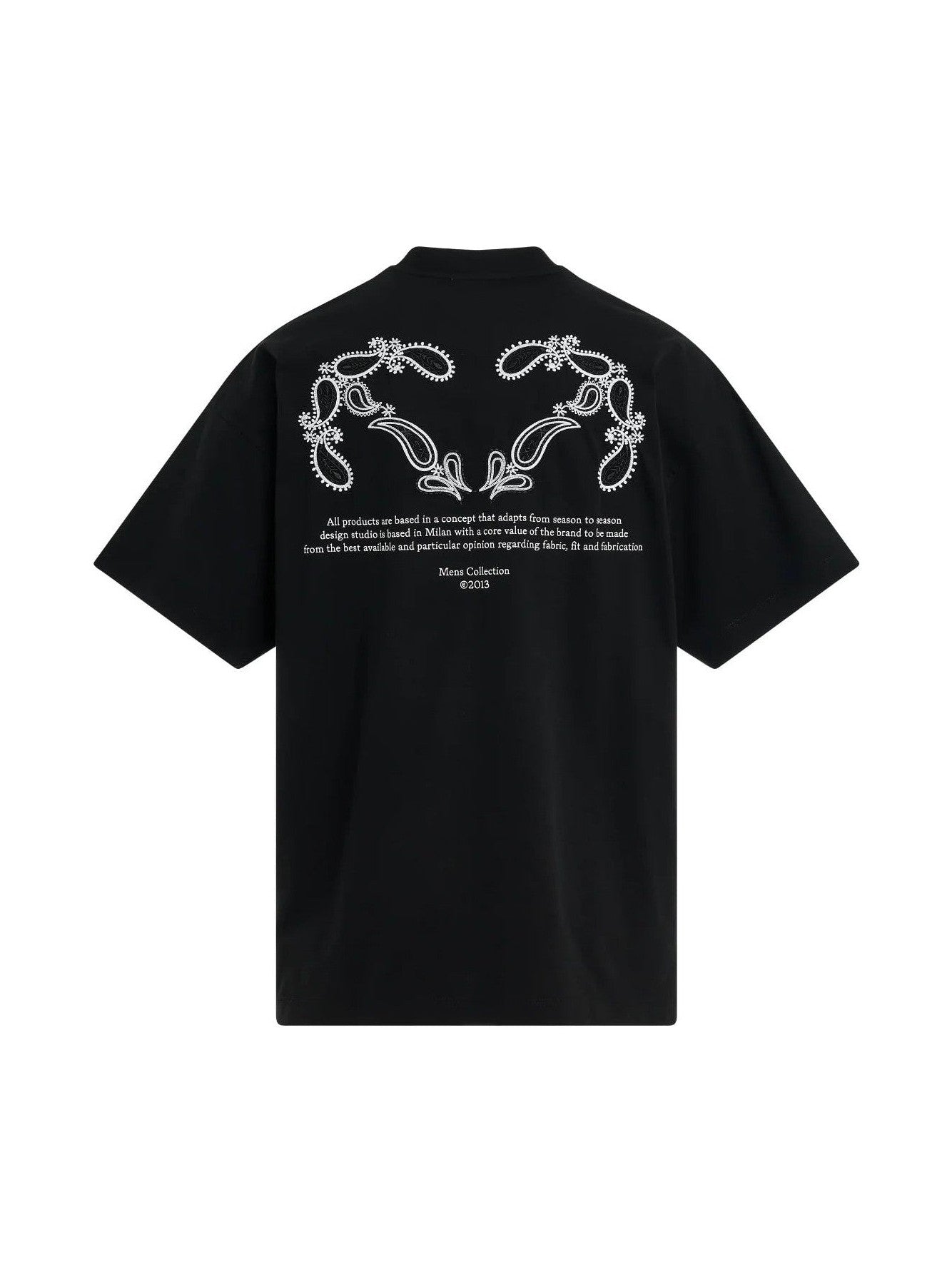 OFF WHITE BANDANA HALF ARROW T-SHIRT BLACK