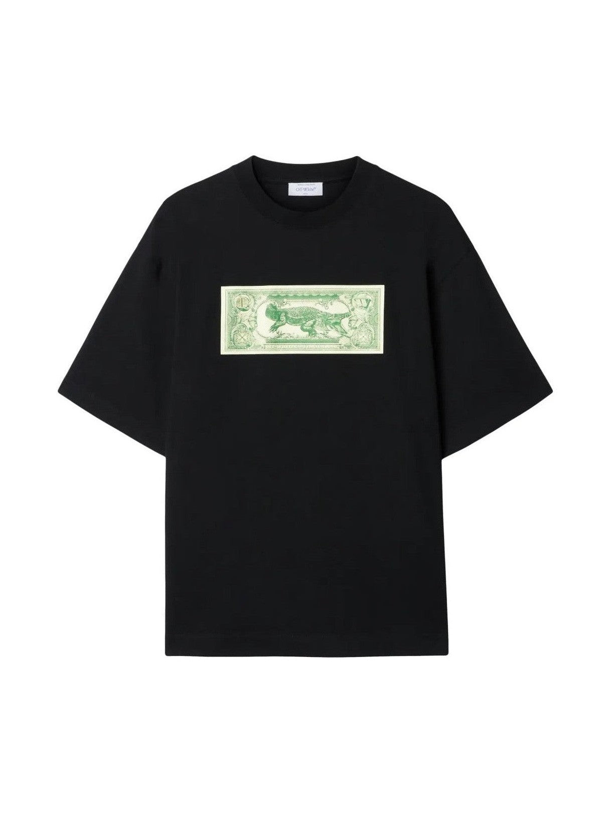 OFF WHITE BANKNOTE ARROW SKATE BLACK T-SHIRT