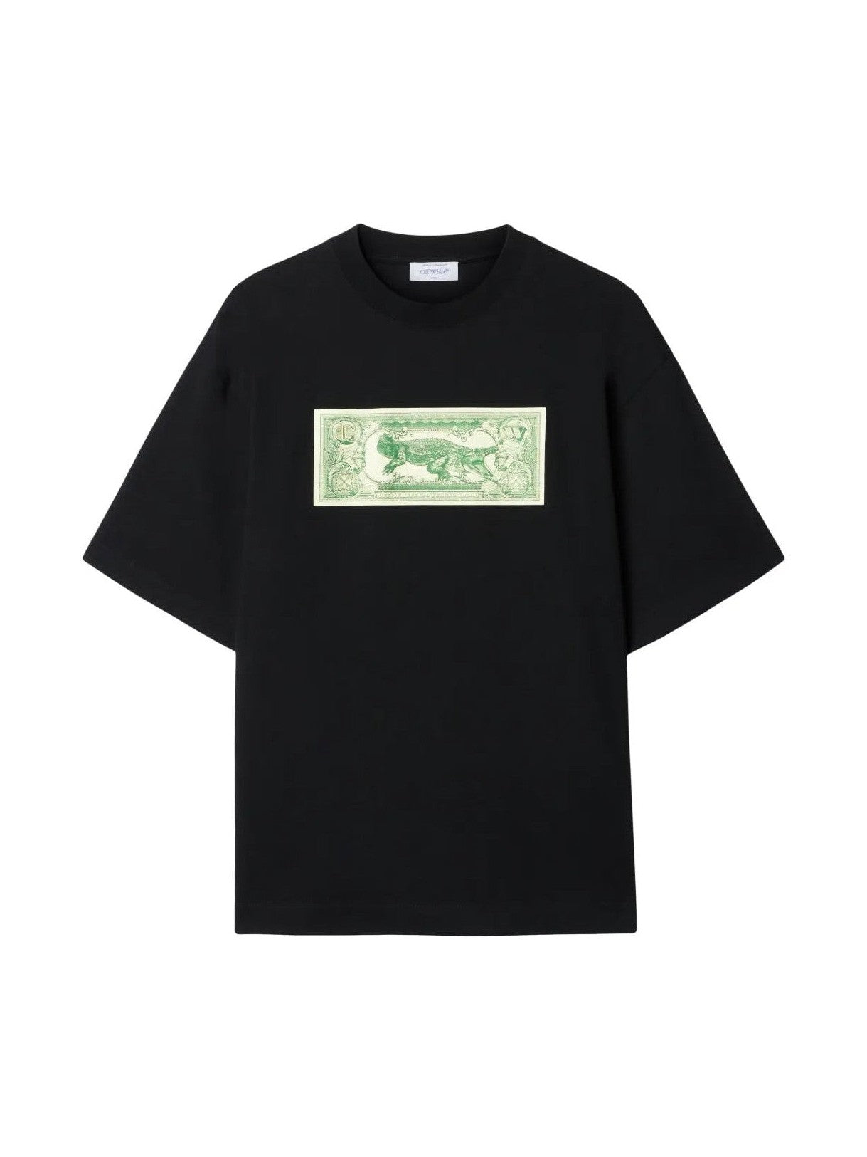 OFF WHITE BANKNOTE ARROW SKATE BLACK T-SHIRT