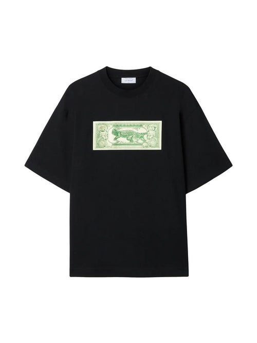 OFF WHITE BANKNOTE ARROW SKATE BLACK T-SHIRT