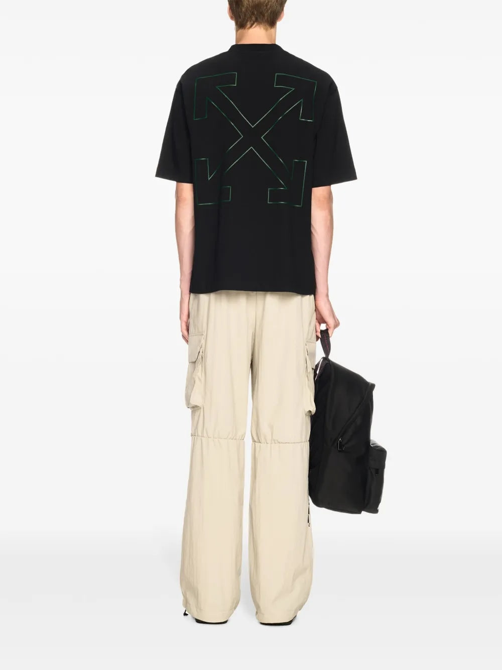 OFF WHITE BANKNOTE ARROW SKATE BLACK T-SHIRT