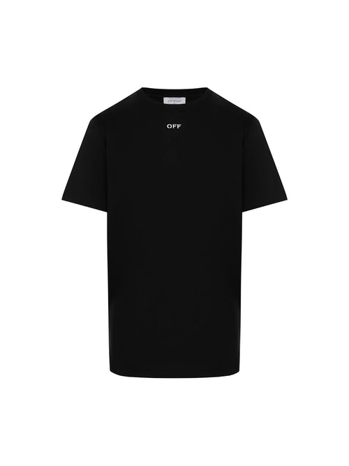 OFF WHITE BASIC LOGO BLACK T-SHIRT