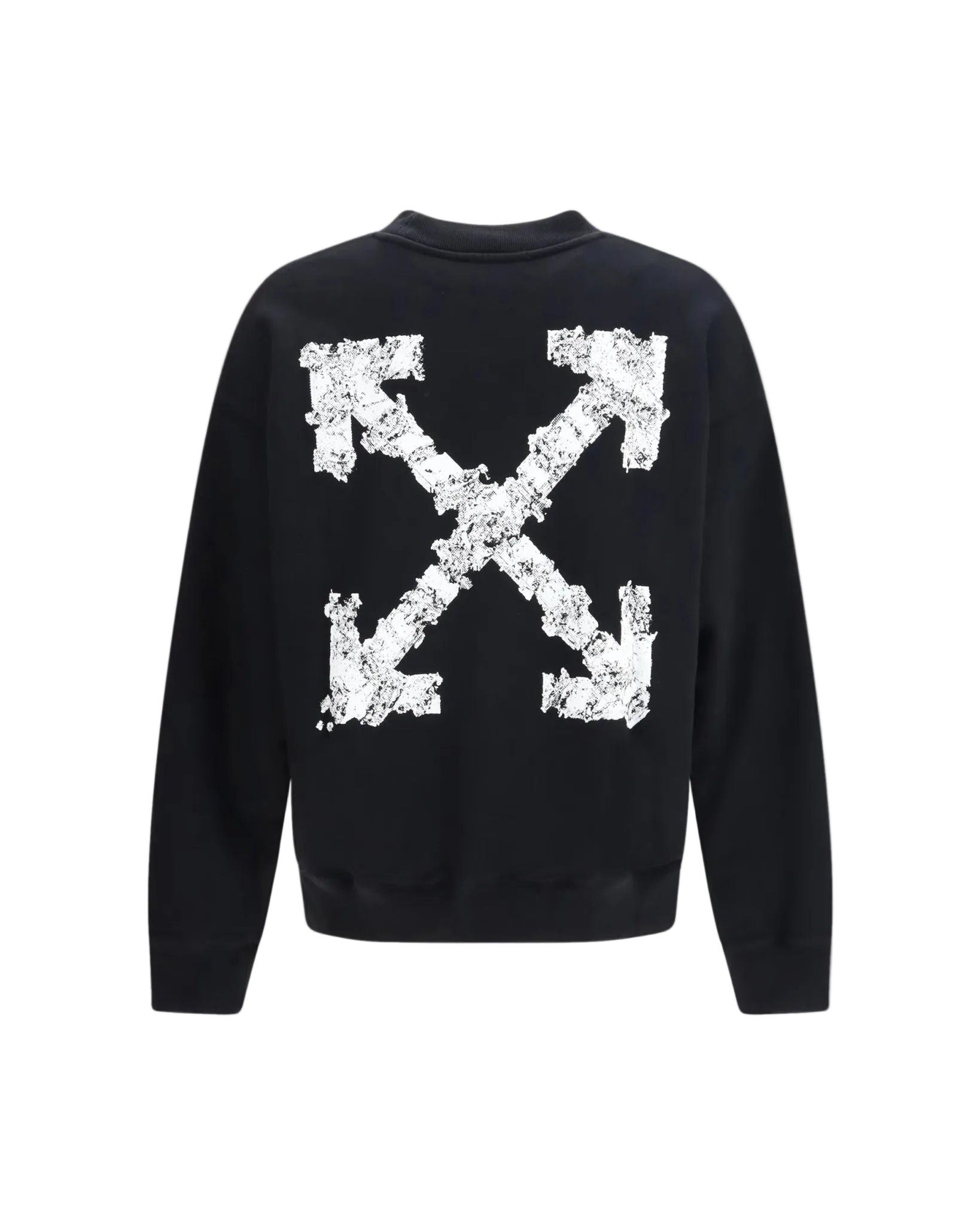 OFF-WHITE BLACK HERALDIC ARROW SKATE CREWNECK
