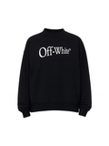 OFF-WHITE BLACK RUN ARROW SKATE CREWNECK SWEATSHIRT