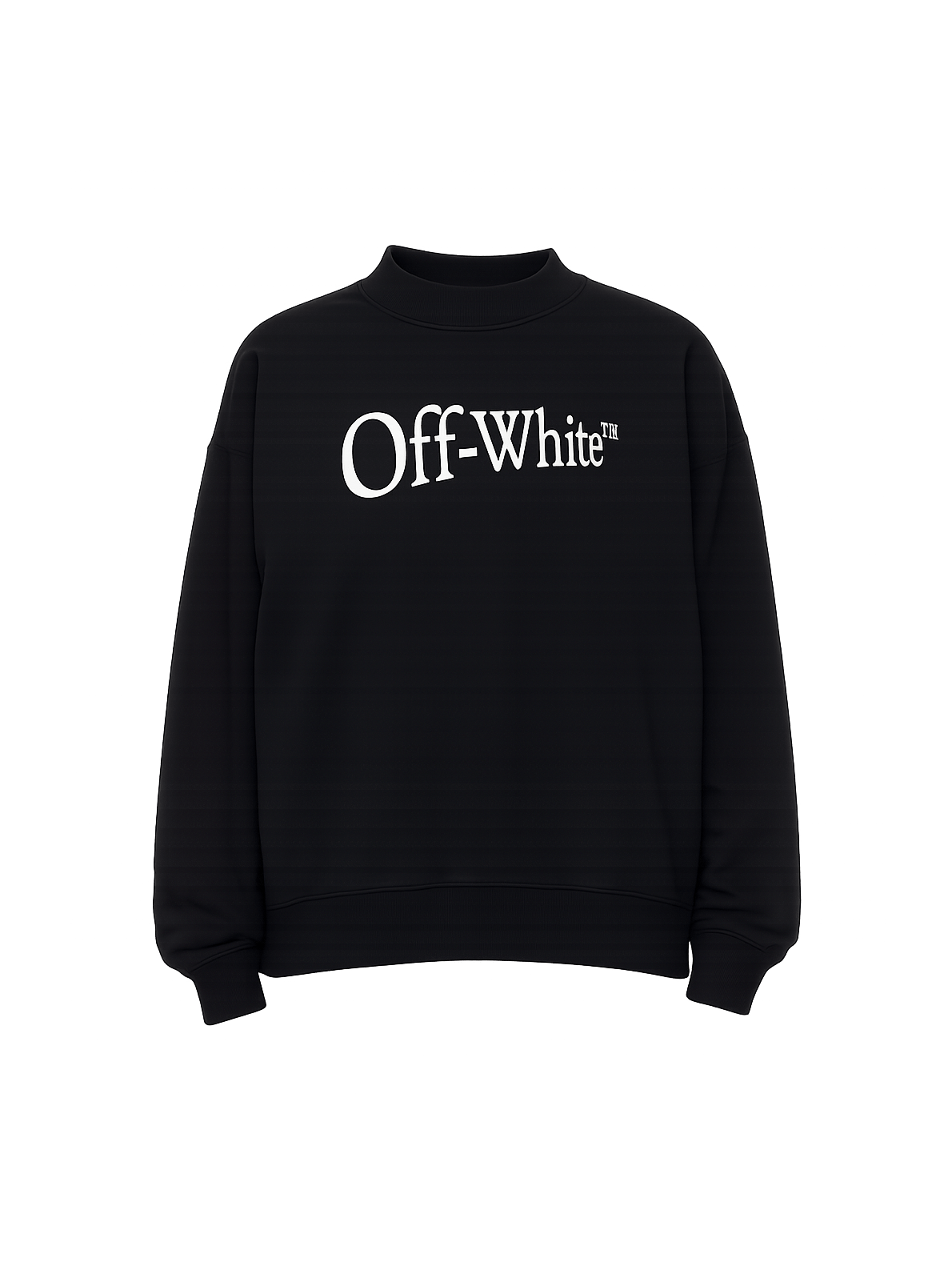 OFF-WHITE BLACK RUN ARROW SKATE CREWNECK SWEATSHIRT