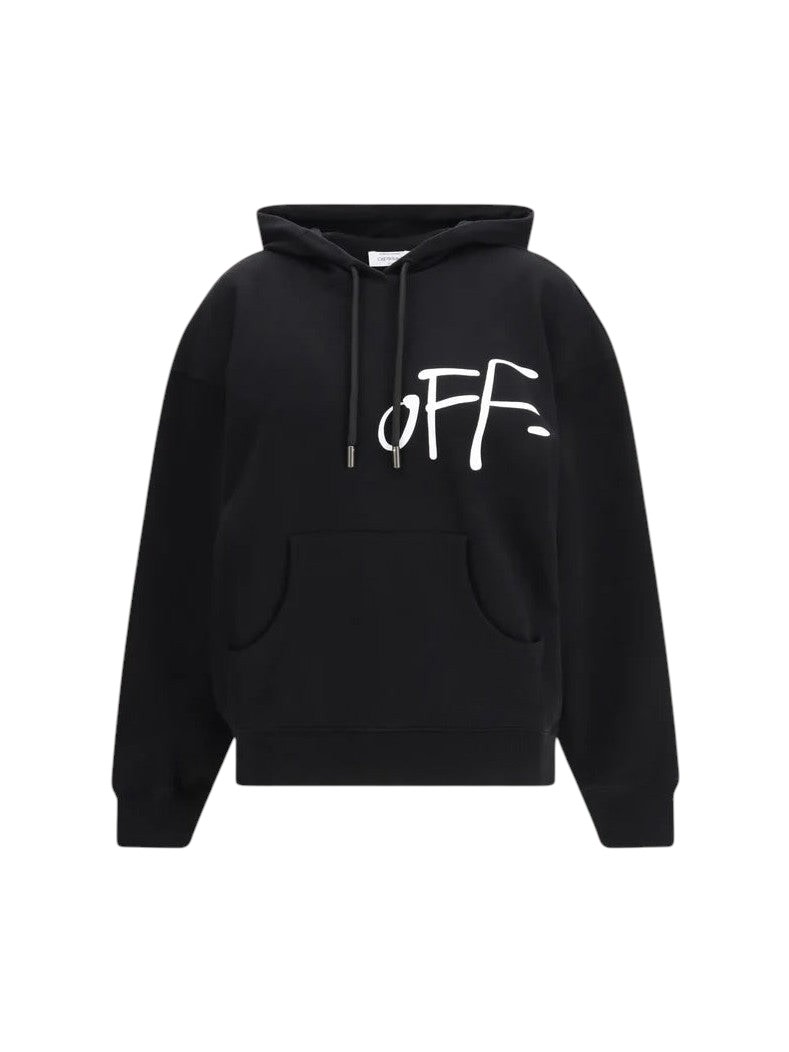 OFF-WHITE BLACK SHARED OVER HOODIE