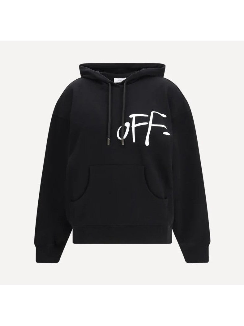 OFF-WHITE BLACK SHARED OVER HOODIE