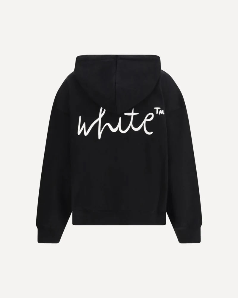 OFF-WHITE BLACK SHARED OVER HOODIE