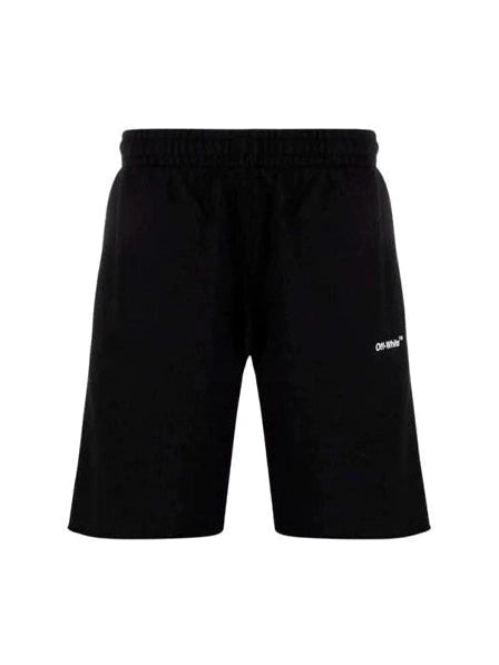 OFF WHITE CARAVAGGIO DIAG SHORT BLACK OFF-WHITE The Hype Company