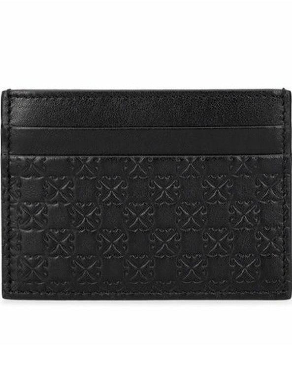 OFF WHITE CARD HOLDER BLACK MONOGRAM