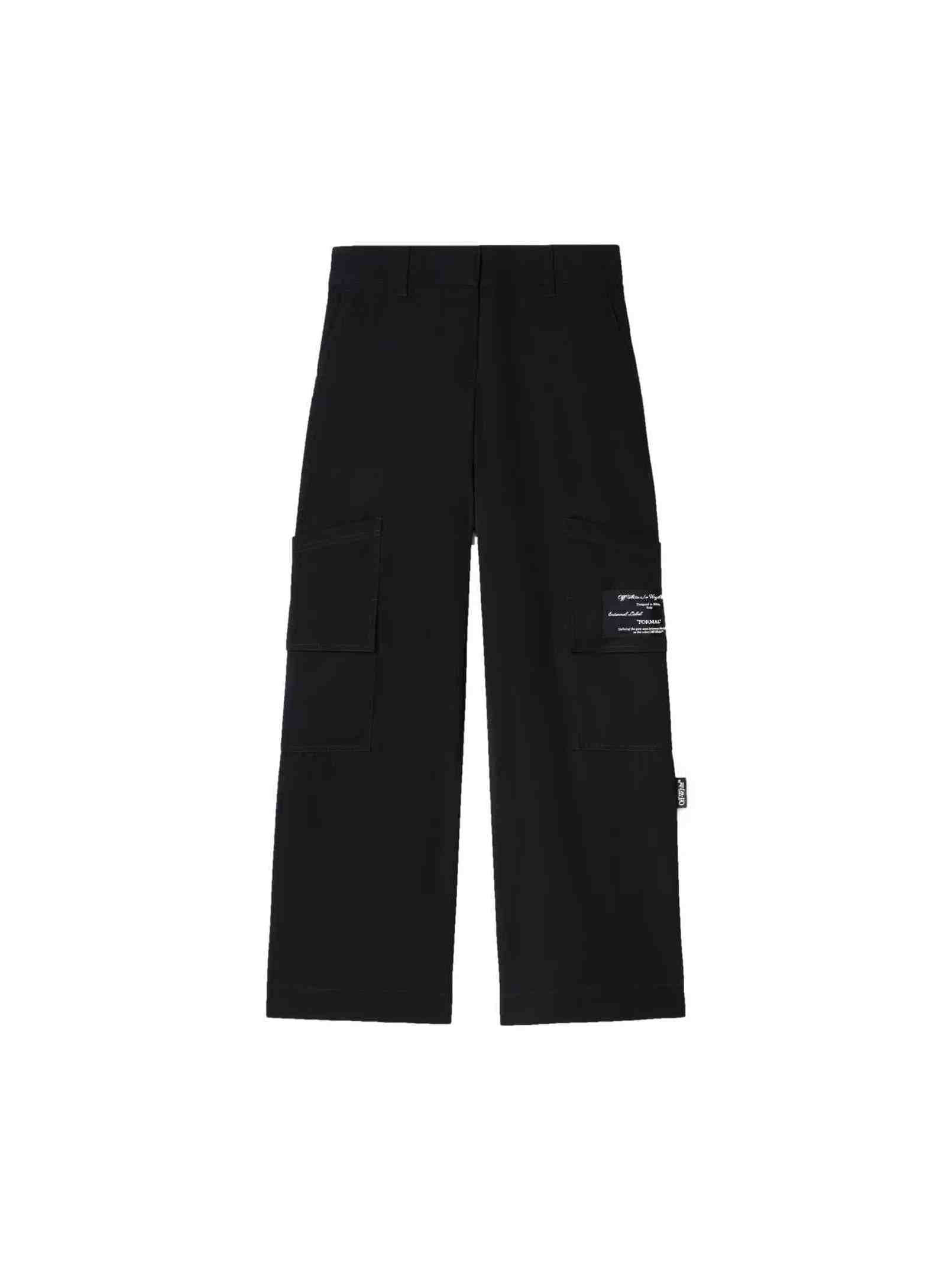 OFF-WHITE CARGO BLACK BAGGY