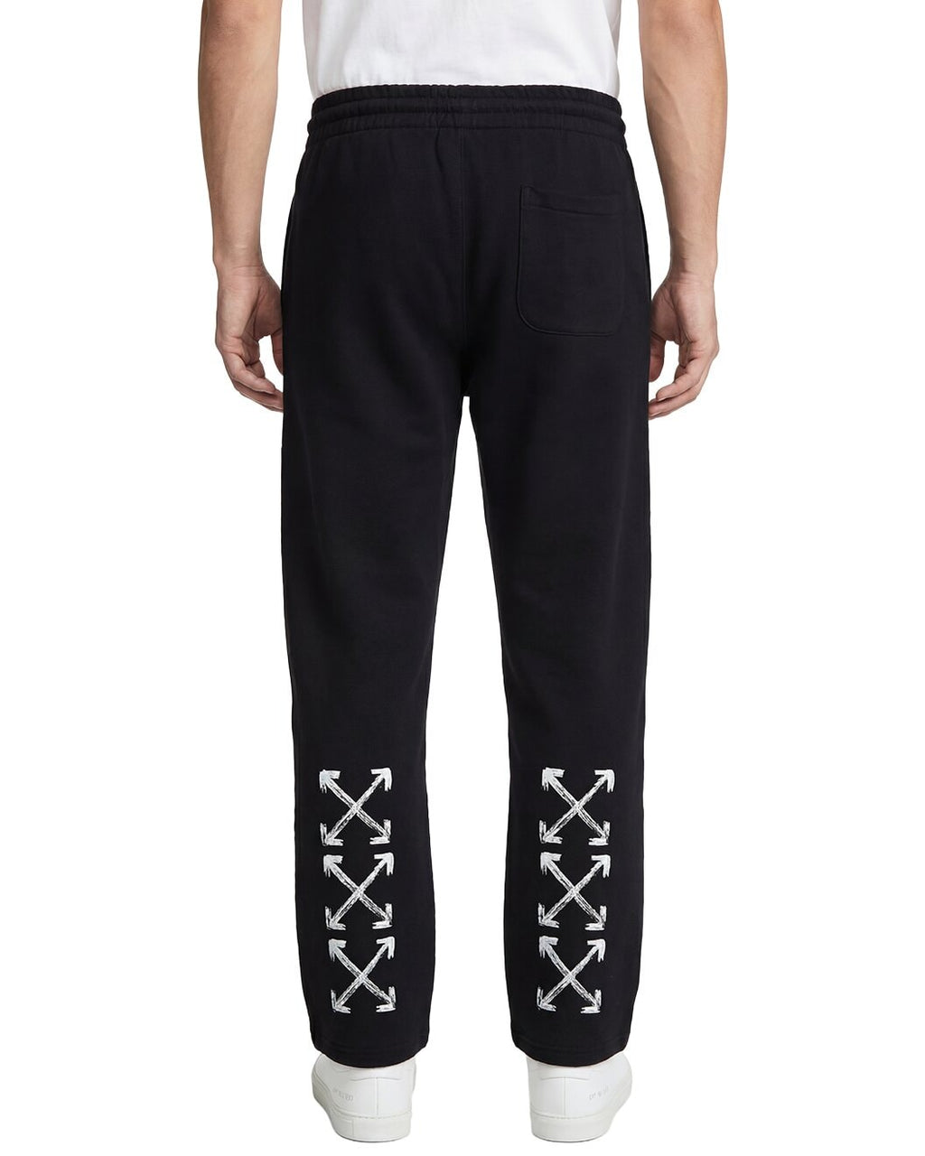 OFF WHITE CHALK ARROW SWEATPANTS BLACK