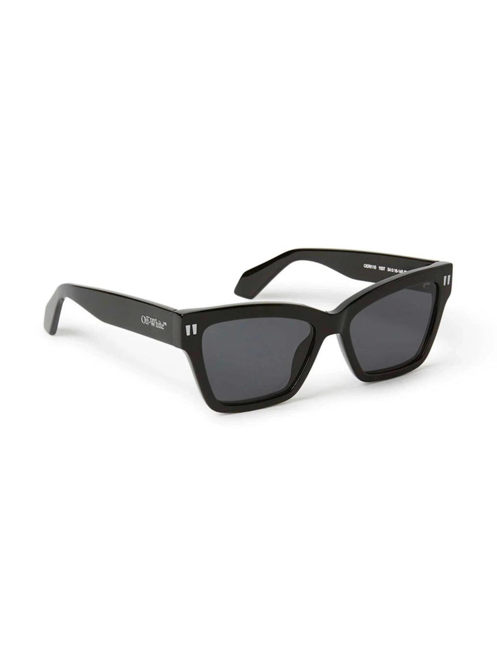 OFF-WHITE CINCINNATI SQUARE SUNGLASSES BLACK/DARK GREY