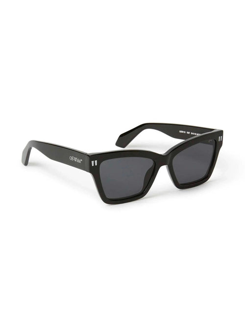 OFF-WHITE CINCINNATI SQUARE SUNGLASSES BLACK/DARK GREY