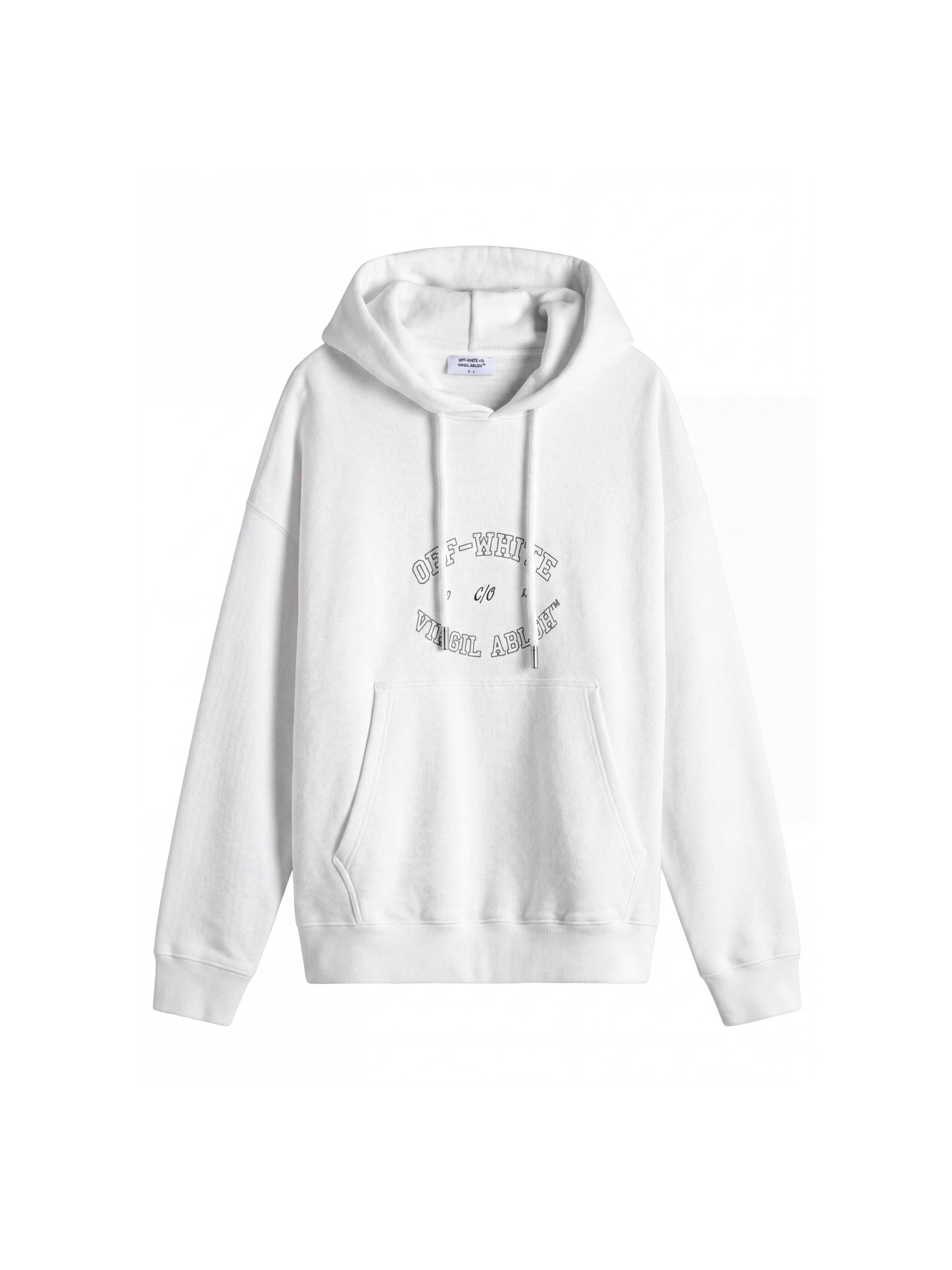 OFF-WHITE COLLEGE HOODIE WHITE